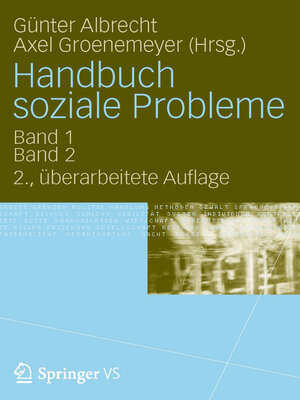 cover image of Handbuch soziale Probleme